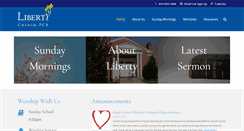 Desktop Screenshot of libertychurchpca.org